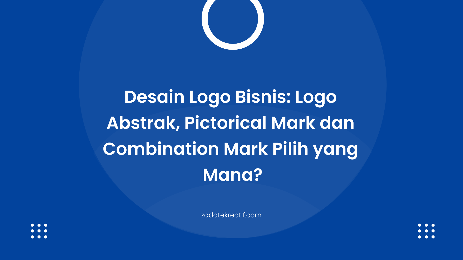 Desain Logo - Abstrak, Pictorial Mark, Combination Mark