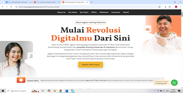 contoh desain company profile