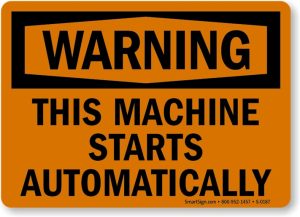 arti warna safety sign - orange